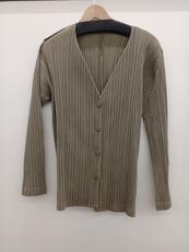 カーディガン カーキ サイズ4|PLEATS PLEASE