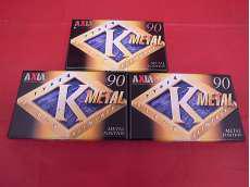 メタルテープ3本セット(90分)|AXIA