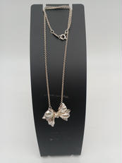 リボンモチーフシルバーネックレス|TIFFANY&CO.