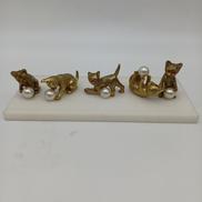 アンティーク猫5匹|その他ブランド