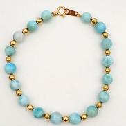 水色玉ブレスレット|選択不可