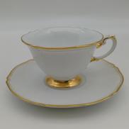 ホワイトマスターピースカップソーサー|大倉陶園