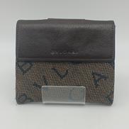 レッタレ　ロゴマニア　二つ折り財布|BVLGARI