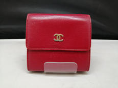 Wホック二つ折り財布|CHANEL