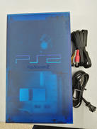 透ける青色のゲーム機です|SONY