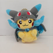 メガリザードンXのポンチョを着たピカチュウ|ポケモン