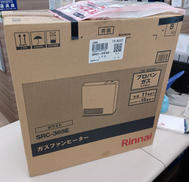 ★未使用品★LPガスファンヒーター|RINNAI