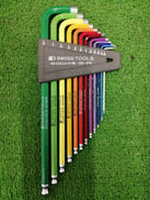 レインボーショートヘッド六角セット|PB  SWISS TOOLS