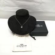 ハートビジューネックレス|COACH