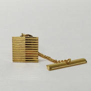 K18タイピン|宝石無しカフス