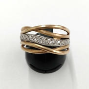 K18/K18WGリング|宝石付きリング