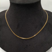 K18ネックレス|宝石無しネックレス