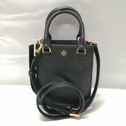 レザーミニショッパーショルダーバッグ|TORY BURCH