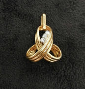 K18ダイヤ付きトップ|K18ダイヤ付きペンダントトップ