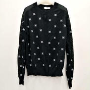 メッシュ袖カシミヤ混カーディガン|FENDI