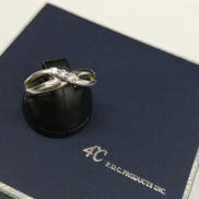 PT950 石付きリング|4℃