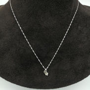 PT900/PT850石付きネックレス|ELLE