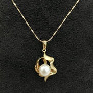 K18石付きネックレス|K18石付きネックレス