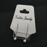 K18WG石付きピアス|k18WG石付きピアス