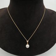 K18石付きネックレス|k18石付きネックレス