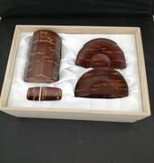 茶筒・茶托セット|桜皮細工