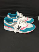 997 "WHITE/AQUA"|NEW BALANCE