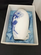 15CMブルーローズ花器|大倉陶園