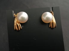 石付イヤリング|K18