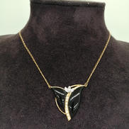 K18ネックレス(黒トップ)|K18