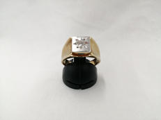 リング15.5号|K18(750表記)/PT(PM表記)