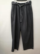 HARD TWILL BELTED PANTS|GRAPHPAPER