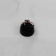 石付きリング|K10