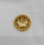 CANADAメイプルリーフ金貨|K24
