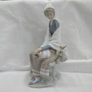 羊飼いの少女と小鳥|LLADRO