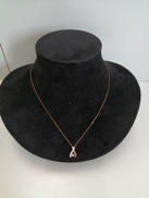 シルバーネックレス|-