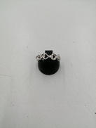 K18WG石付リング|宝石付きリング