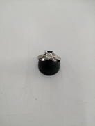 PT850石付きリング|宝石付きリング