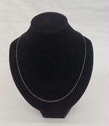 K18WGブラックダイヤネックレス|選択不可