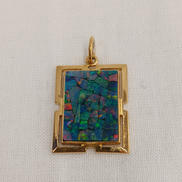 18Kスクエアペンダントトップ|