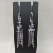 K18WGピアス|