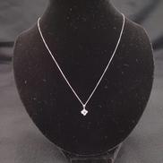 K14WGトップ付きネックレス|不明