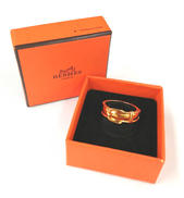 スカーフリング　ゴールド色|HERMES