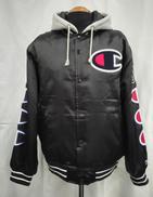 CHAMPION HOODED SATIN VARSITY|SUPREME×CHAMPION
