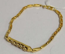 石付きブレスレット|K18