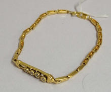 石付きブレスレット|K18