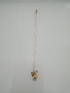 猫トップ付きネックレス|K18