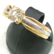 K18 PT900 コンビリング|-