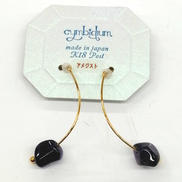 K18ポスト　ピアス|-