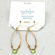 K18ポスト　ピアス|-