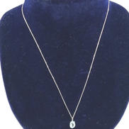 石付きK10ネックレス|-